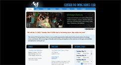 Desktop Screenshot of centralpaswingdance.org